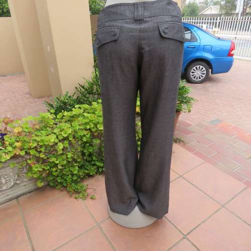 Desirable antique silver grey boot legged pants size 36/12 by 'Woolworths'. Perfect fit.