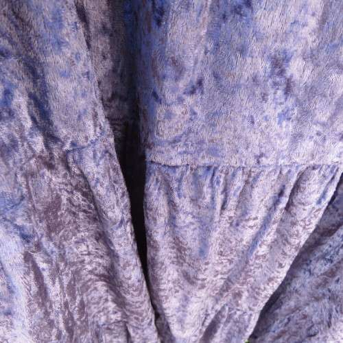 Glamorous dark mulberry colour tiered stretch velvet skirt size 40/16 by 'FOSHINI EXPRESS'. As new.