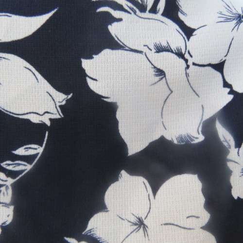 Smashing new navy and white floral fully lined waistcoat by ELBETH in size 36/12. Button down.