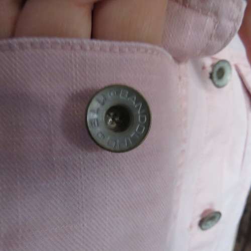 On trend pale pink long sleeve casual bomber style jacket from BANDOLINOBLU size 36/12. As new.