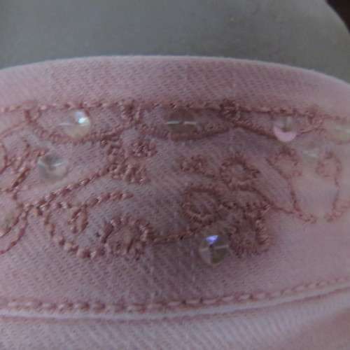 On trend pale pink long sleeve casual bomber style jacket from BANDOLINOBLU size 36/12. As new.