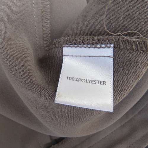 Smart medium brown knee length pencil skirt. Zip at back. Size 38/14 by DIJON. New condition.