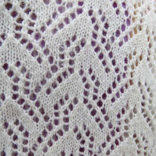 Lace pattern knitted cardigan in light cream colour by WOOLWORTHS in size 34/10. Very good cond.