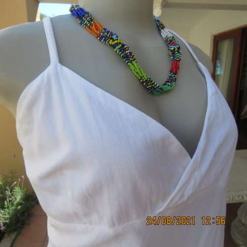 Must have size 44/20 white cotton strappy top.High quality from the USA. By BBC. As new.