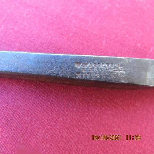 Antique brace bit by W. Marples and Sons. More than 60 years old. Good condition.