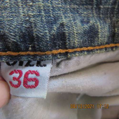 As new men`s straight legged denim jeans size 36 by JML. With lots of pockets.High waist,