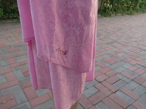 As new ALABASTER pink dress in 2 shades.Loose hanging in 2 layers/lengths.Size 38/14.