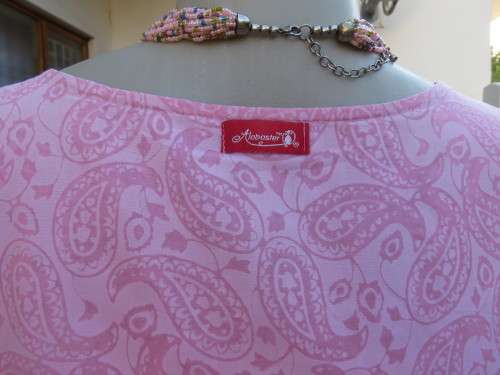 As new ALABASTER pink dress in 2 shades.Loose hanging in 2 layers/lengths.Size 38/14.