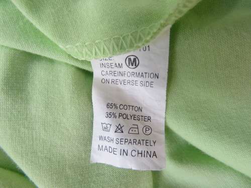 Sweet lime colour strappy top in stretch cotton with sequin butterfly on front.Size 32/8. New cond.