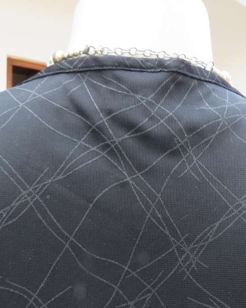 Sexy,smart soft draped black polyester empire long sleeve top size 36/12 by OASIS. As new.