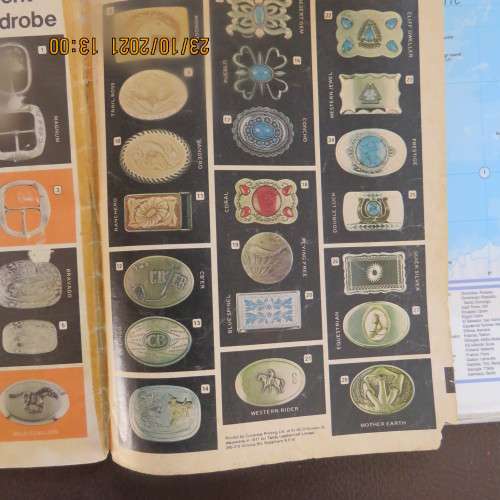 Tandy leather crafting catalogue with ideas,patterns for wallets, belts ext.