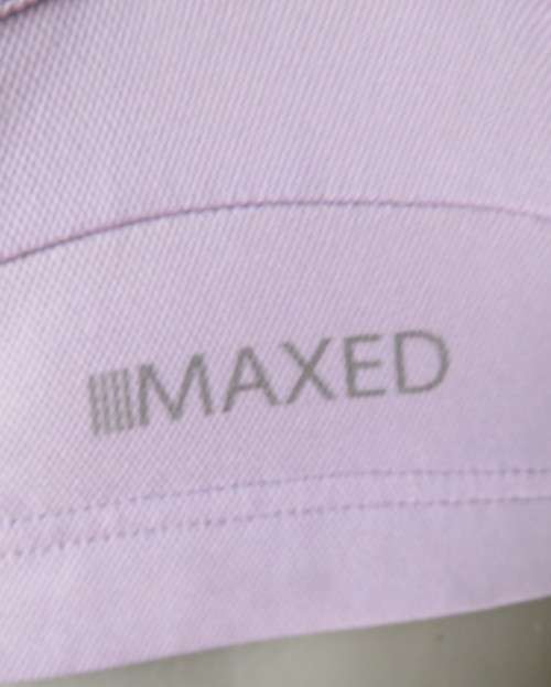 Soft lilac sports bra size 32 by MAXED in stretch polyester fabric. As new