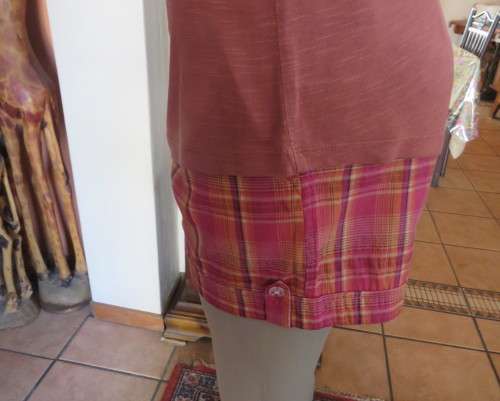 Soft viscose dark salmon vest style top with some stretch. Size 38/14 by EDITION .New condition.