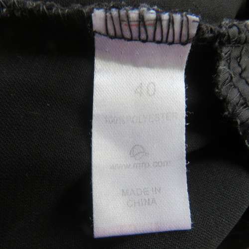 Unique soft polyester pants with elasticated waist/leg cuffs and drawstring. Side pockets.Size 40