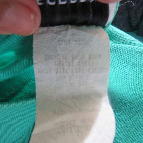 Emerald green polycotton stretch slip over 80`s dress by DISORDERLY CONDUCT California size 37/13.