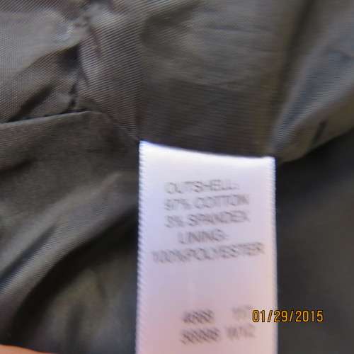 Stunning very black capped sleeve fully lined jacket by INWEAR size 38. Braiding/pleats at back.