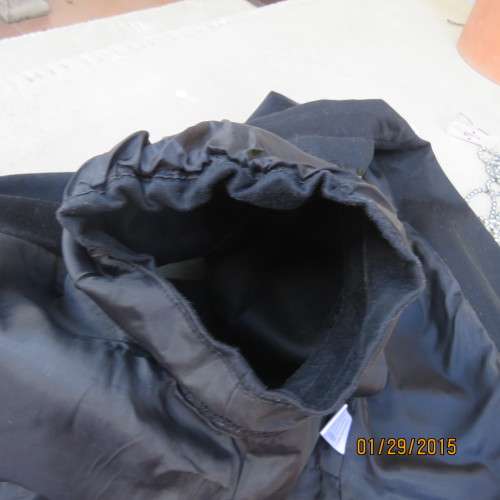 Stunning very black capped sleeve fully lined jacket by INWEAR size 38. Braiding/pleats at back.