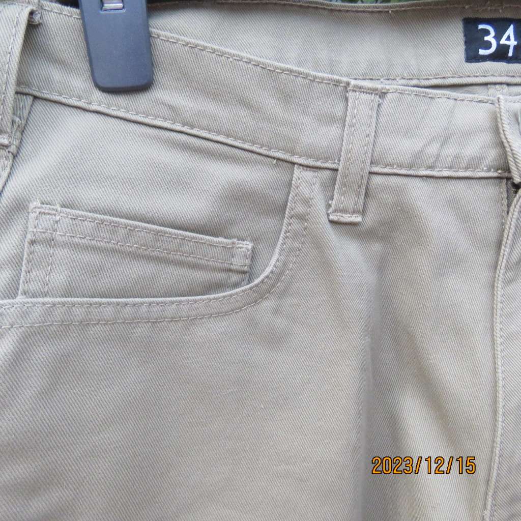 JONSSON khaki colour men`s size 34 heavy cotton shorts. Pockets back/front. Never worn. Brand new