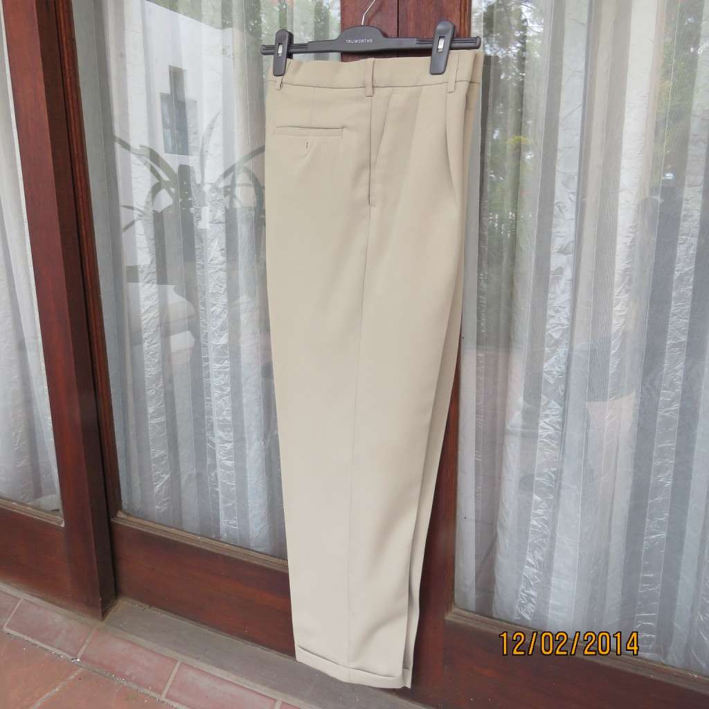 Michael Ryan Pants Size 35 Dark Champagne Polyester Stretch
