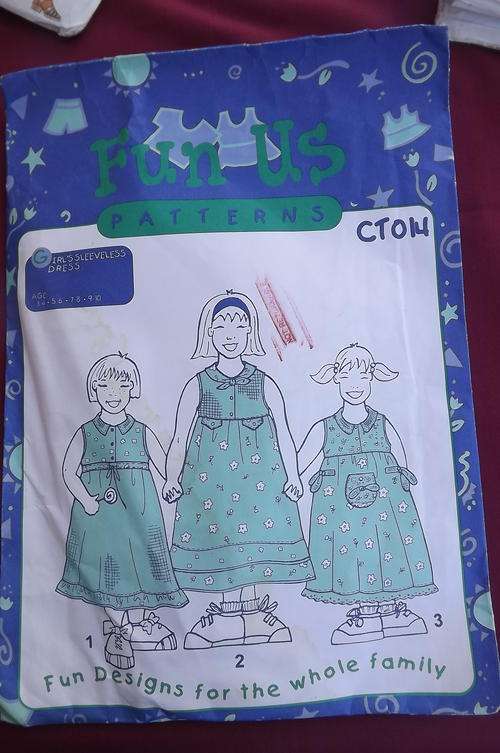 Girls Sleeveless Dress from ages 3 to 10