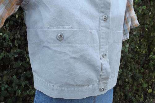 Calvin Klein Faded Look Sleeveless Button Down Top in size Medium - 100% Cotton - good condition