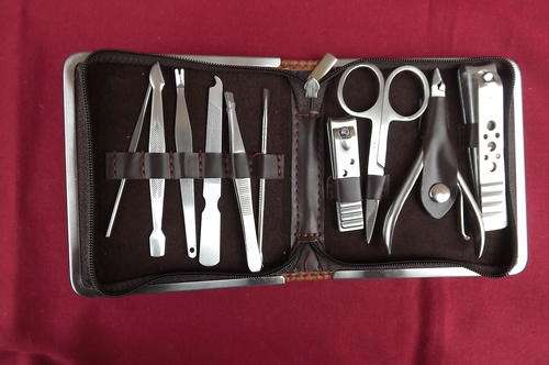 Manicure Set for a Man - everything you could possibly need - secure in a zipped up case