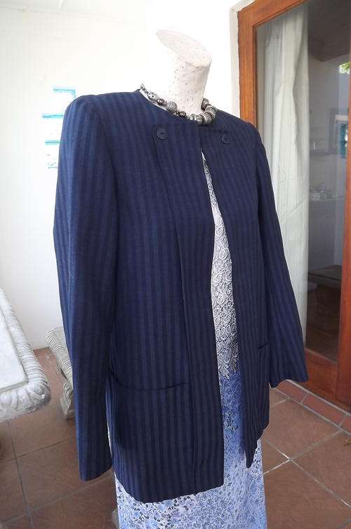 Air Force Blue Jacket in Heavy Polycotton from Foschini in size 10/34 - loose hanging - good cond