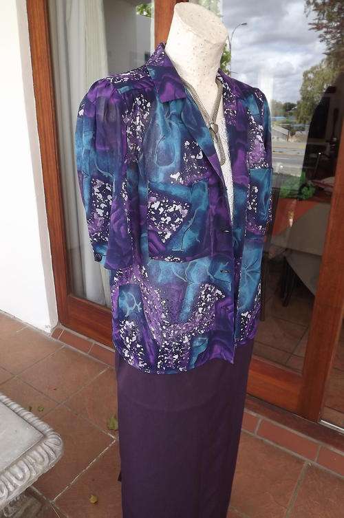 Eyecatching Vintage Fairweather Summer Jacket from their Gold Collection - size 12/36-very good cond