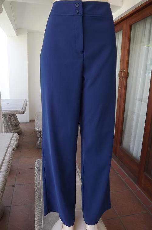 High Waisted Royal Blue Pants by Inca in size 16/40 - Trendy & Versatile! - as new