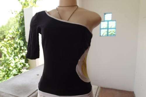 Black with Yellow and White Circle Pattern to fit size 36 to 38 by Free Styling - good condition