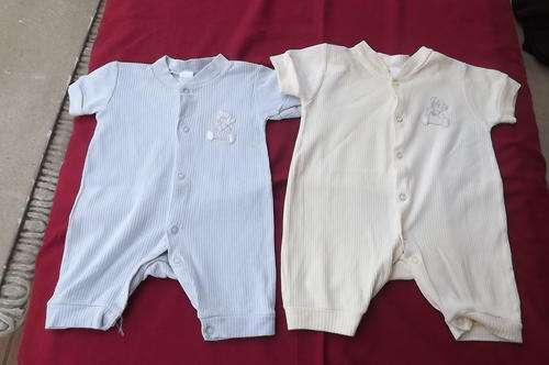 Set of 2 baby crawlers.Blue for newborn - 2 kg.Yellow for 3-6 kg.Used but in fine condition