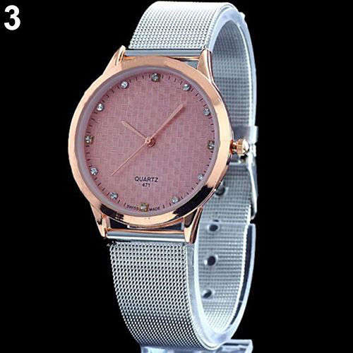STAINLESS STEEL MESH BRACELET QUARTZ