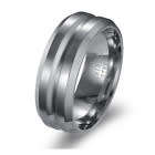 Stainless Steel Titanium Men Women Wedding Engagement Band Ring Size 9