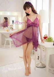 Purple Night Wear Size Small