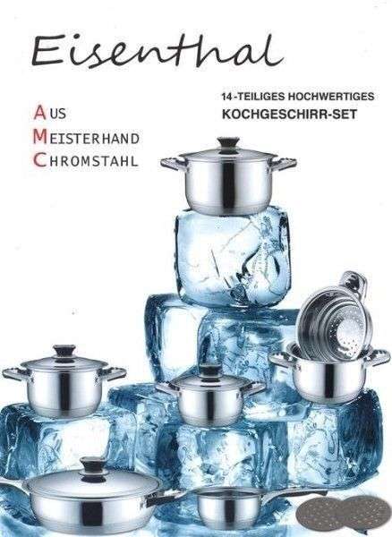 AMC EISENTHAL SWITZERLAND 14 pcs COOKWARE SET