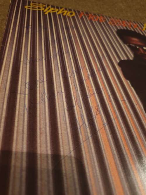 Autographed Sipho `Hotstix` Mabuse - Burnout Vinyl