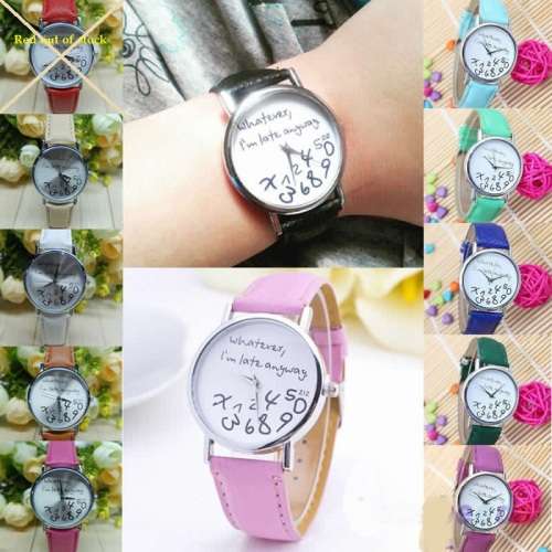 Be Unique!! Whatever-Im-late-anyway-watch