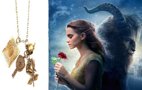Beauty and the beast Stunning charm necklace