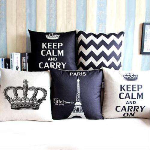 Fashion Vintage Soft Linen Pillow Case