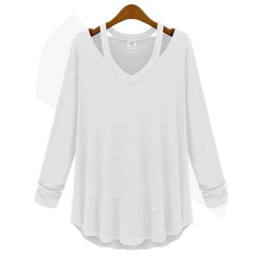Cotton Long Sleeve Blouse