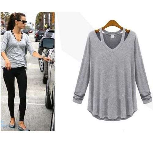 Cotton Long Sleeve Blouse