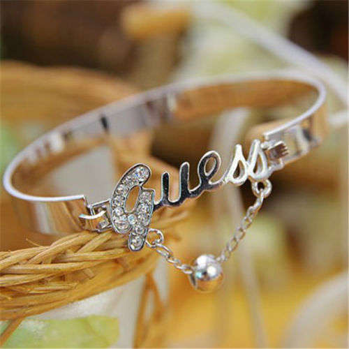 Elegant Guess lettering bracelet( LOW WEEKEND SHIPPING SPECIAL)