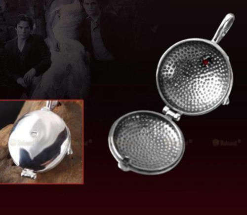 Vampire Diaries Elena Gilbert Antique Locket Necklace Pendant Vervain(LOW WEEKEND SHIPPING)
