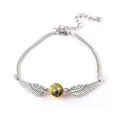 Harry Potter Snitch & Wings bracelet (LOW CRAZY WED SHIPPING)
