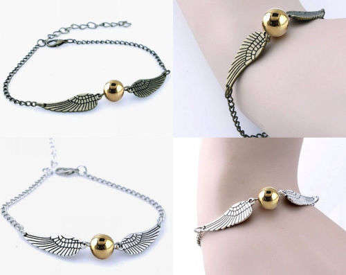 Harry Potter Snitch & Wings bracelet (LOW CRAZY WED SHIPPING)