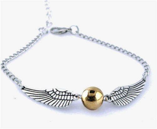 Harry Potter Snitch & Wings bracelet (LOW CRAZY WED SHIPPING)