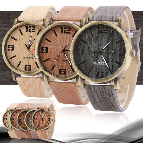 Wood grain mens quartz watch*** LOW  SHIPPING**