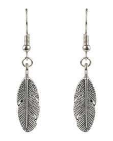 Feather dangle earrings STUNNING!! LOW WEEKEND SHIPPING