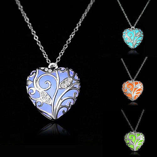 Unique Magical Fairy Glow in the Dark Pendant Locket & necklace  .. NEW DESIGNS