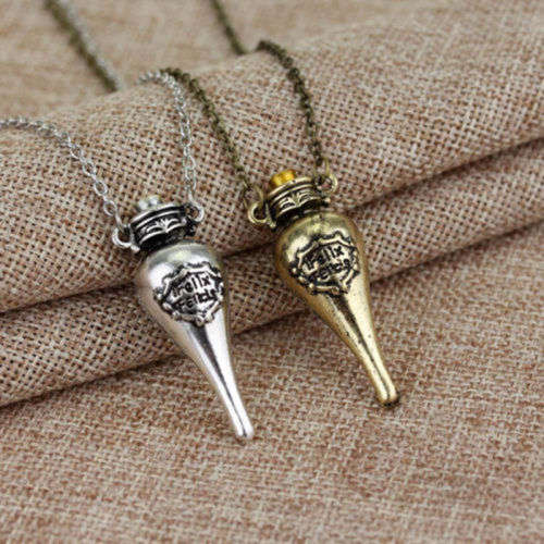 Harry Potter Felix Felicis Potion Liquid Luck Vial Bottle Pendant .. LOW  SHIPPING